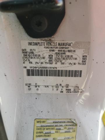 2011 Ford F250 Super Duty VIN: 1FDBF2A69BEC07476 Lot: 52802624