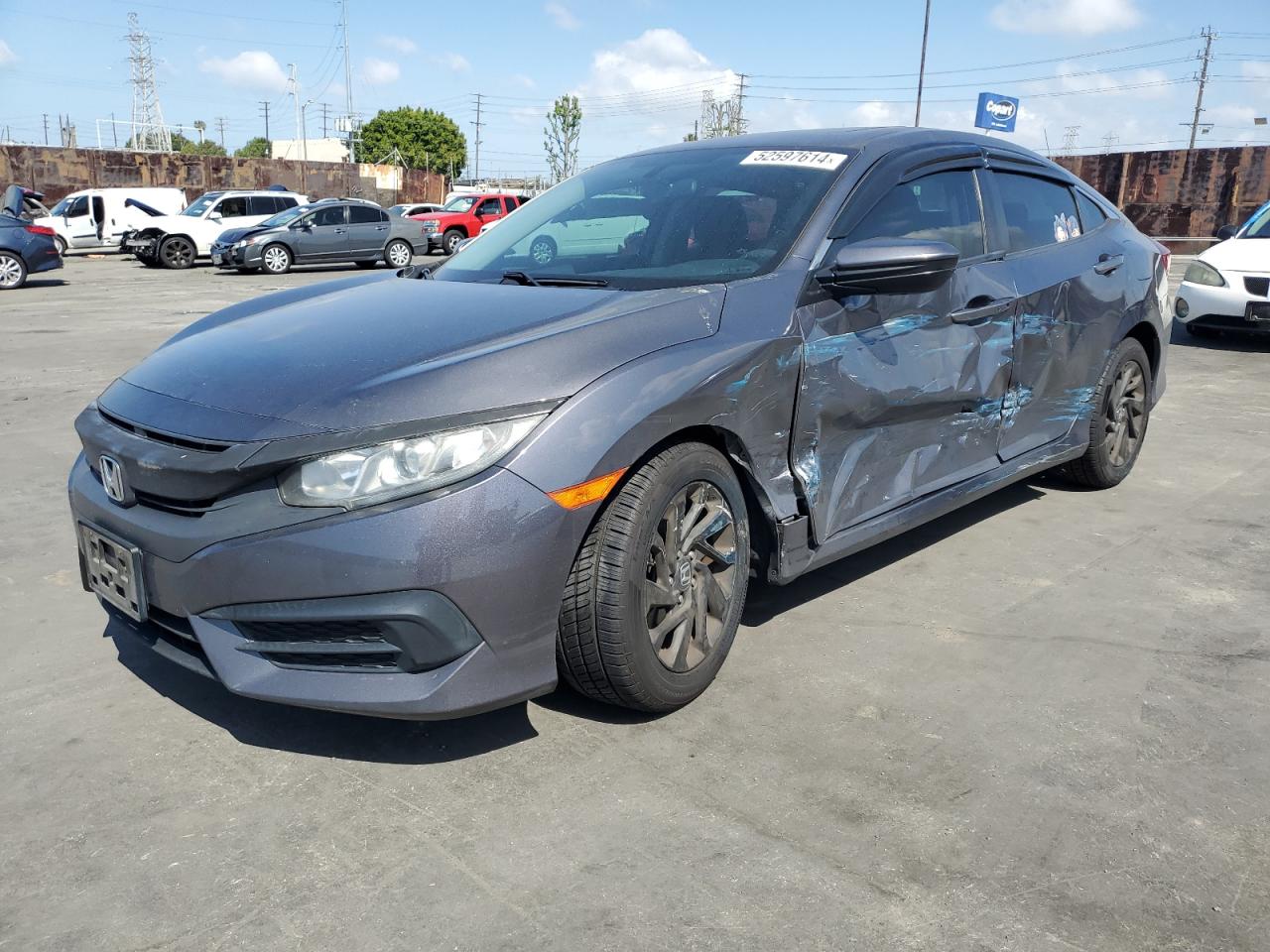 2HGFC2F77GH550787 2016 Honda Civic Ex