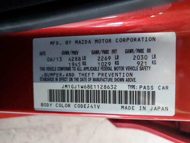 VIN JM1GJ1W68E1128632 2014 Mazda 6, Grand Touring no.12