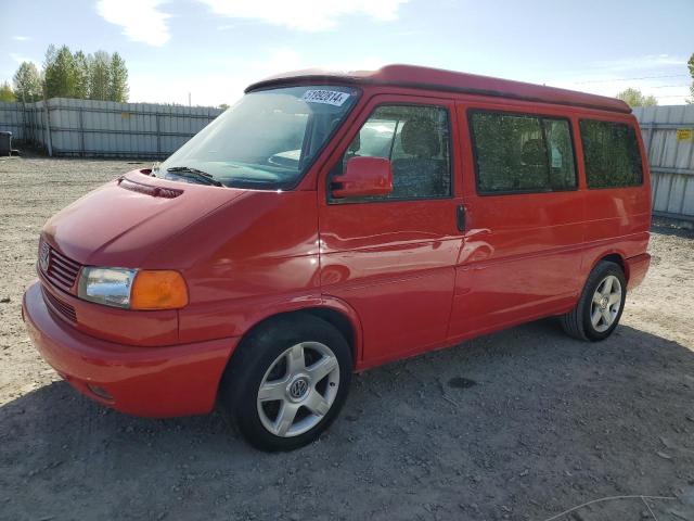 Lot #2487627857 2002 VOLKSWAGEN EUROVAN MV salvage car