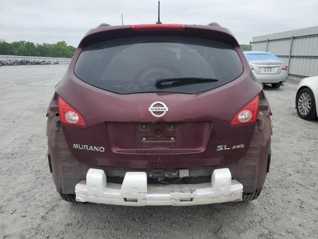 2009 Nissan Murano S VIN: JN8AZ18W79W160948 Lot: 52447004
