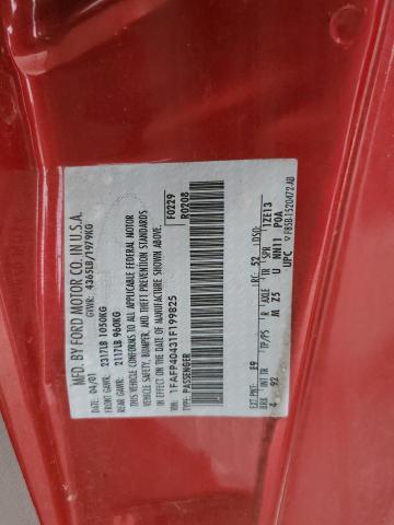 2001 Ford Mustang VIN: 1FAFP40431F199825 Lot: 51817924