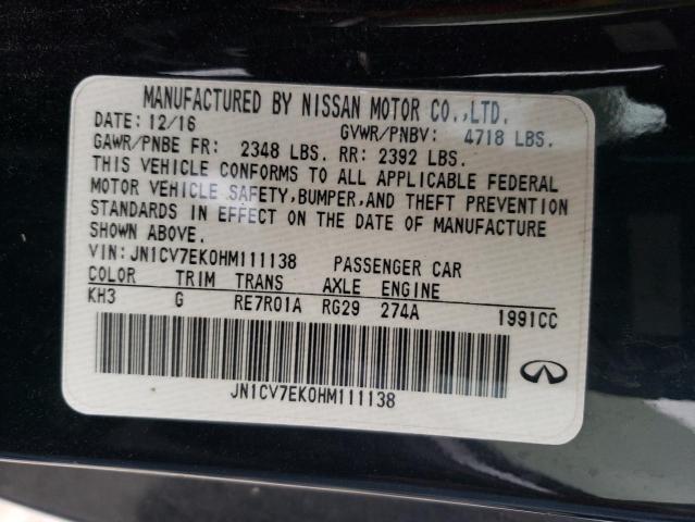2017 INFINITI Q60 BASE JN1CV7EK0HM111138