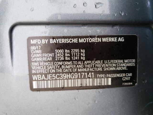 2017 BMW 540 I WBAJE5C39HG917141