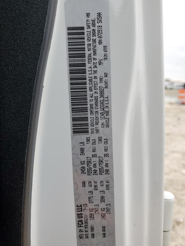 1C4BJWDG0GL308827 2016 Jeep Wrangler Unlimited Sport