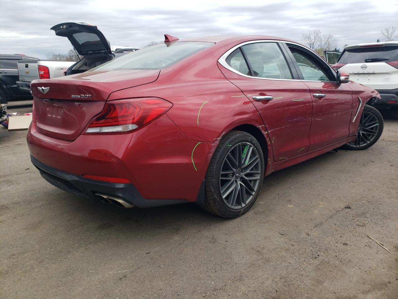 2019 Genesis G70 Elite vin: KMTG34LA6KU025211