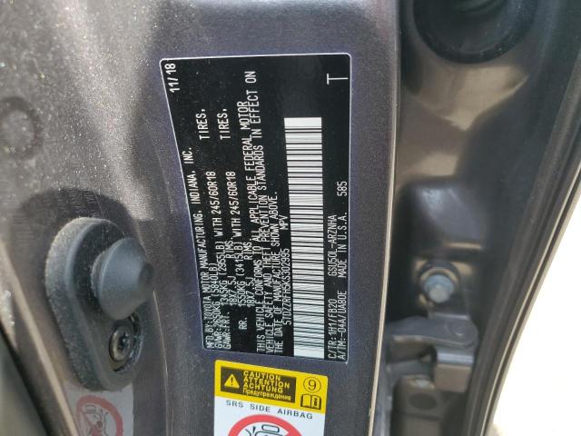 2019 Toyota Highlander Le VIN: 5TDZZRFH5KS302995 Lot: 52803494