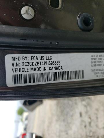 2023 Dodge Challenger R/T VIN: 2C3CDZBT4PH695865 Lot: 50253224