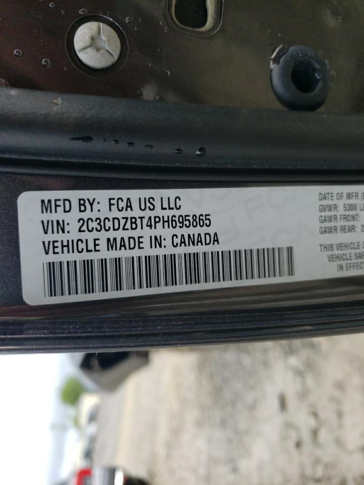 2C3CDZBT4PH695865 2023 Dodge Challenger R/T