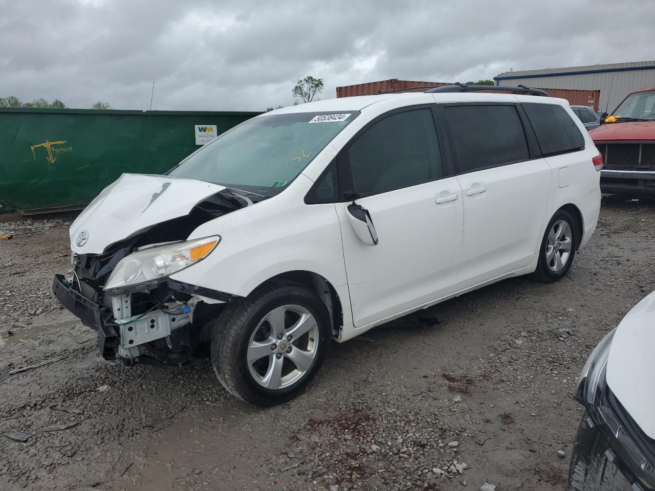 2012 Toyota Sienna Le vin: 5TDKK3DC8CS218990