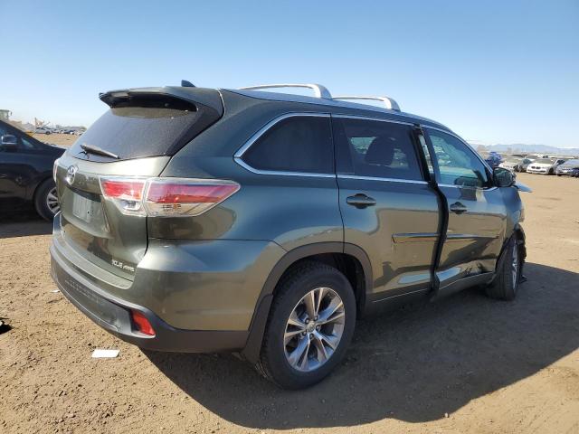 VIN 5TDJKRFH9ES019733 2014 Toyota Highlander, Xle no.3