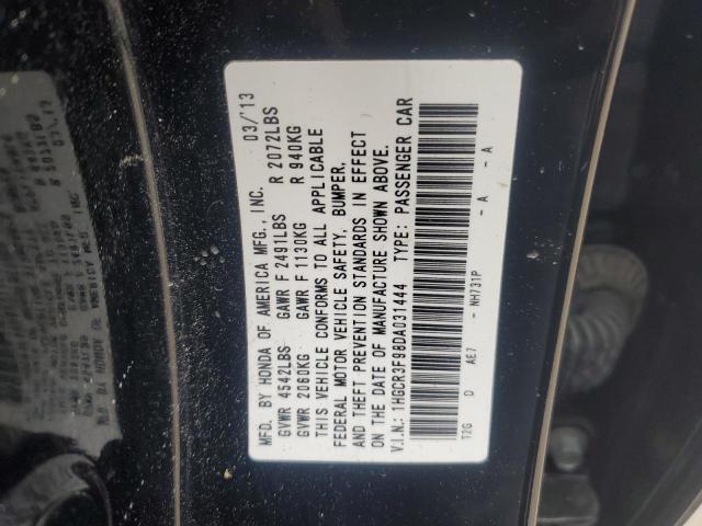 1HGCR3F98DA031444 2013 Honda Accord Touring