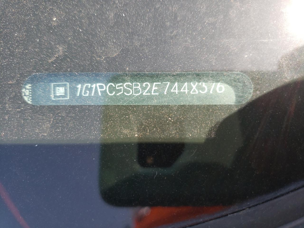 1G1PC5SB2E7448376 2014 Chevrolet Cruze Lt