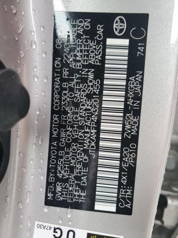 2022 Toyota Prius Prime Le VIN: JTDKAMFP4N3201455 Lot: 50487384