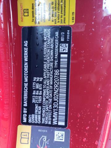 2022 MINI COOPER SE - WMW13DJ02N2R20786