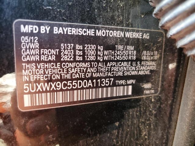 Lot #2489842820 2013 BMW X3 XDRIVE2 salvage car