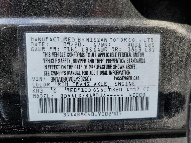 2020 Nissan Sentra Sv VIN: 3N1AB8CV0LY302907 Lot: 51262594