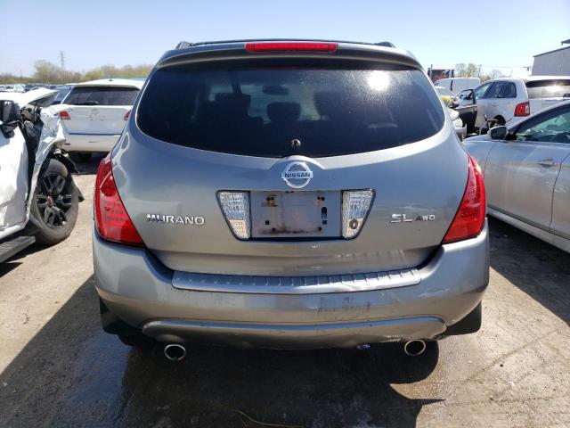 2006 Nissan Murano Sl VIN: JN8AZ08WX6W536578 Lot: 52347074