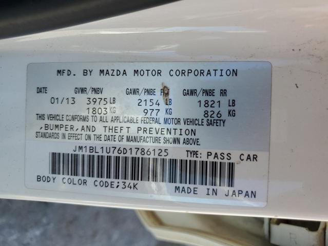 2013 Mazda 3 I VIN: JM1BL1U76D1786125 Lot: 49910584