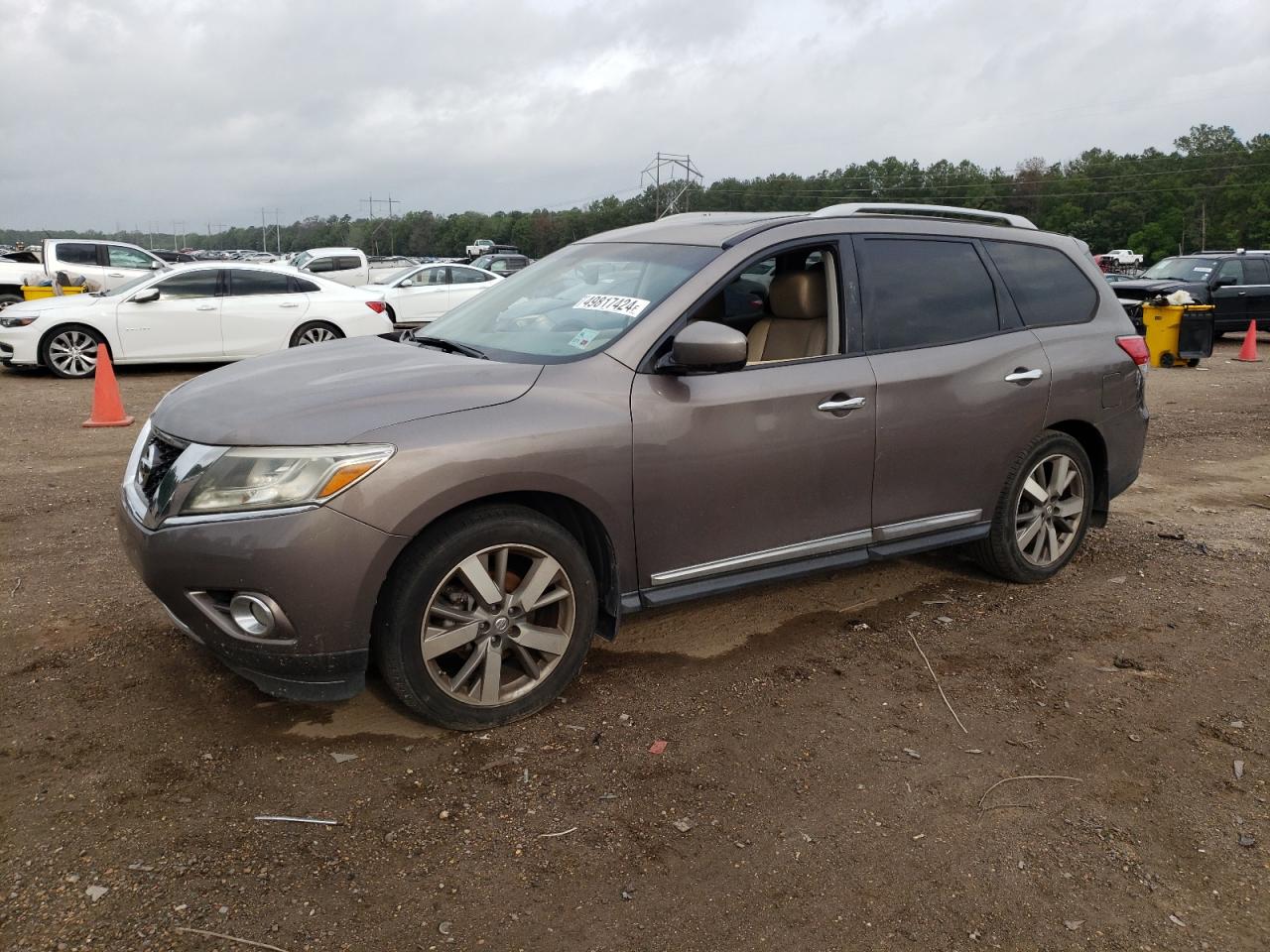 2014 Nissan Pathfinder S vin: 5N1AR2MN8EC734012