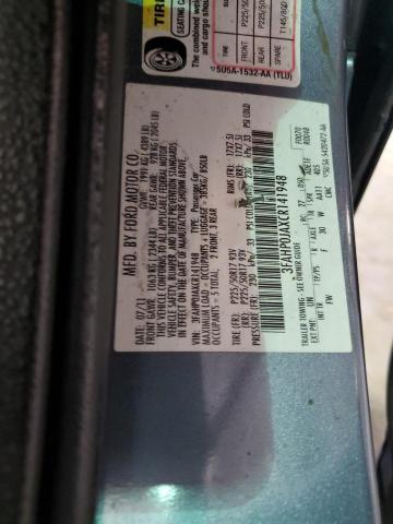 2012 Ford Fusion Sel VIN: 3FAHP0JAXCR141948 Lot: 49692674