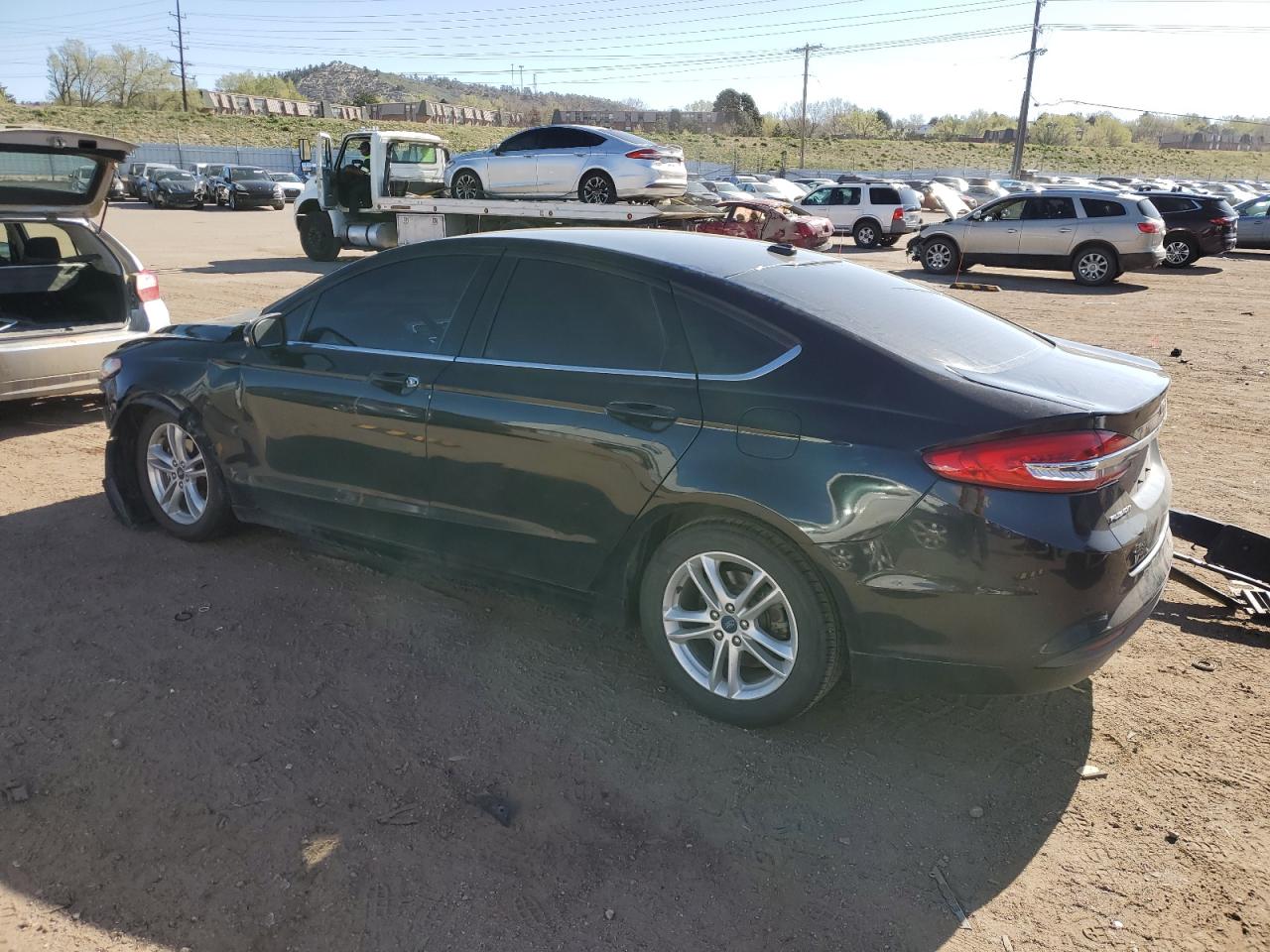 2018 Ford Fusion Se vin: 3FA6P0H76JR253709