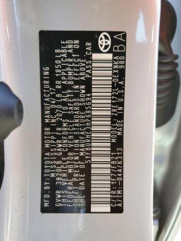 5YFBURHE3HP685694 2017 TOYOTA COROLLA - Image 12