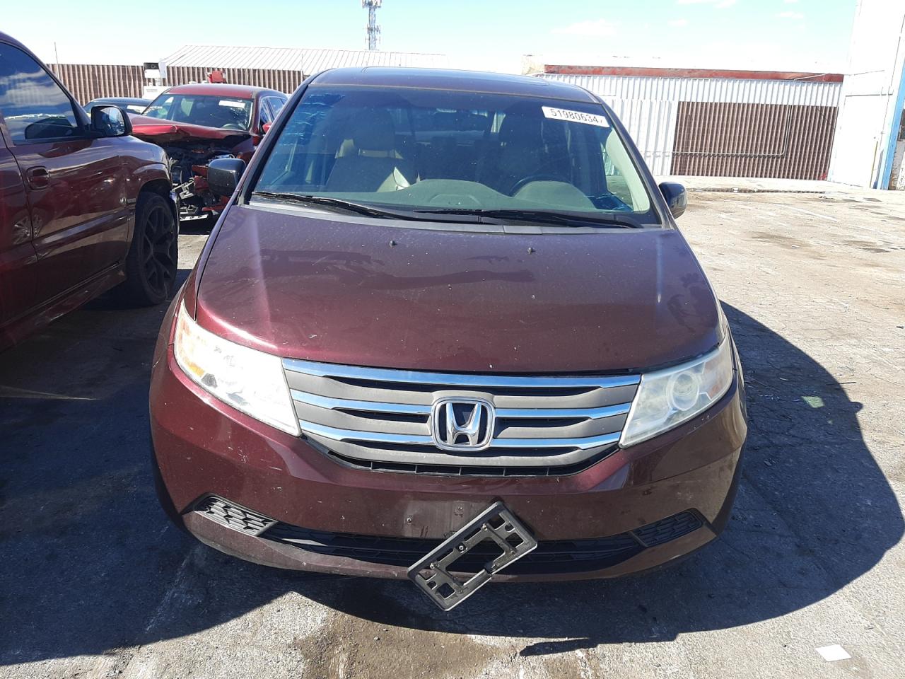 2012 Honda Odyssey Exl vin: 5FNRL5H65CB018536