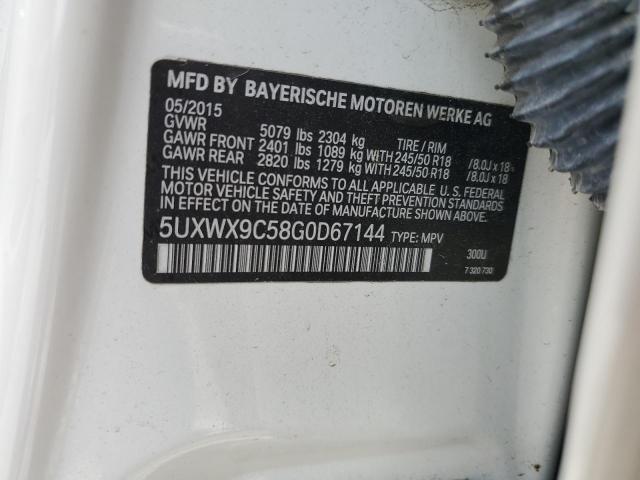 VIN 5UXWX9C58G0D67144 2016 BMW X3, Xdrive28I no.14