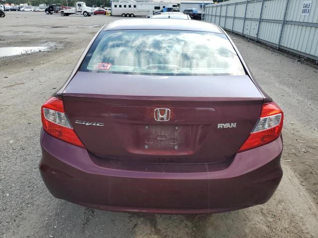 2012 Honda Civic Lx VIN: 2HGFB2F54CH572712 Lot: 52356814