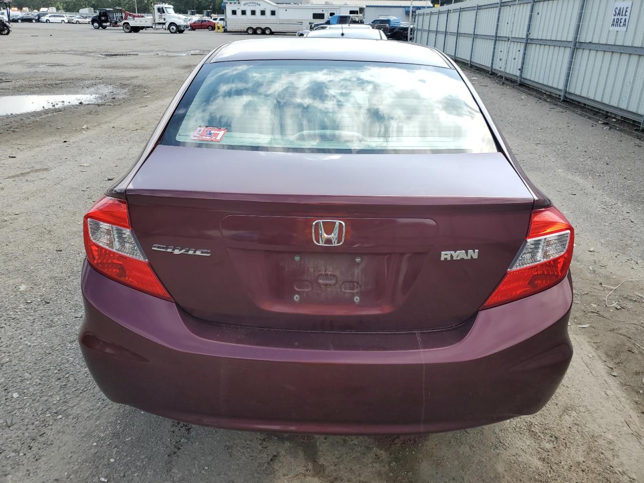 2HGFB2F54CH572712 2012 Honda Civic Lx