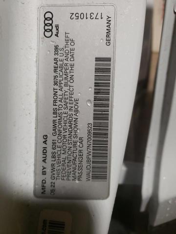 2022 AUDI E-TRON GT - WAUDJBFW7N7009523