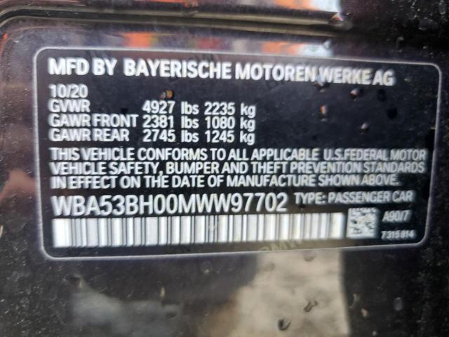 2021 BMW 530 I - WBA53BH00MWW97702