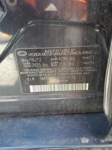 2013 Hyundai Sonata Gls VIN: 5NPEB4AC4DH530156 Lot: 50517164