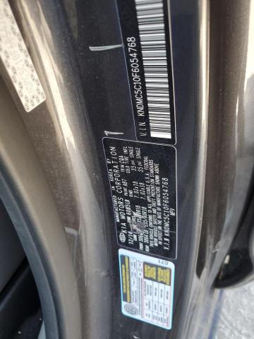 Lot #2503324484 2015 KIA SEDONA EX salvage car