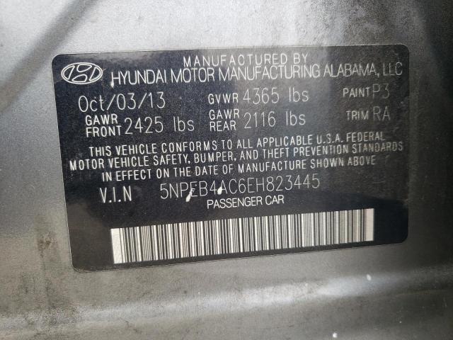 Lot #2462066572 2014 HYUNDAI SONATA GLS salvage car