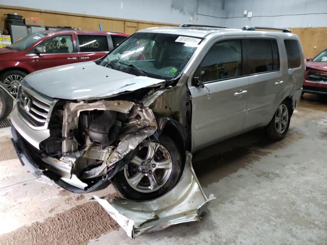 Lot #2474856901 2015 HONDA PILOT EXLN salvage car