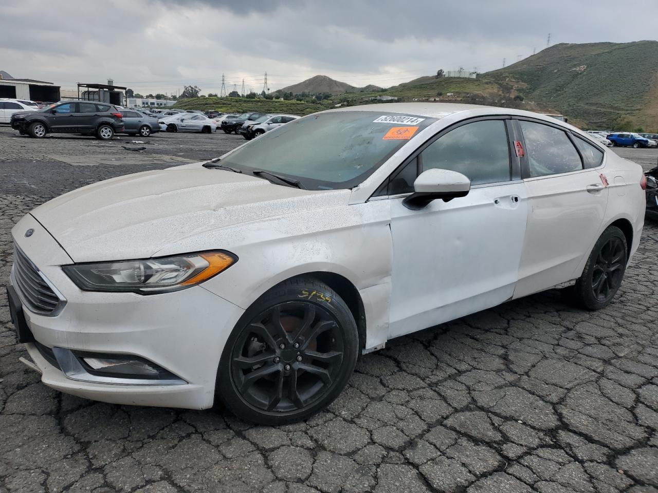 2018 Ford Fusion Se vin: 3FA6P0HD6JR154684