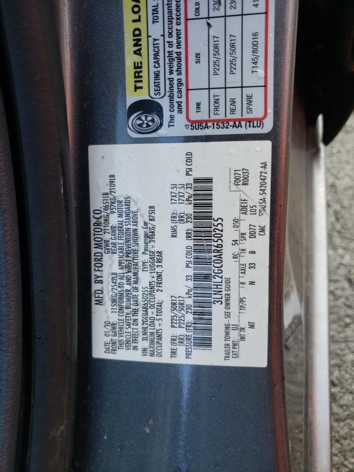 3LNHL2GC0AR650255 2010 Lincoln Mkz