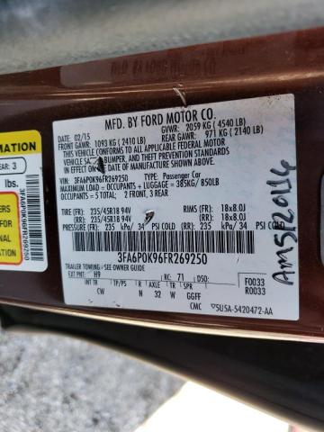 3FA6P0K96FR269250 2015 FORD FUSION - Image 13