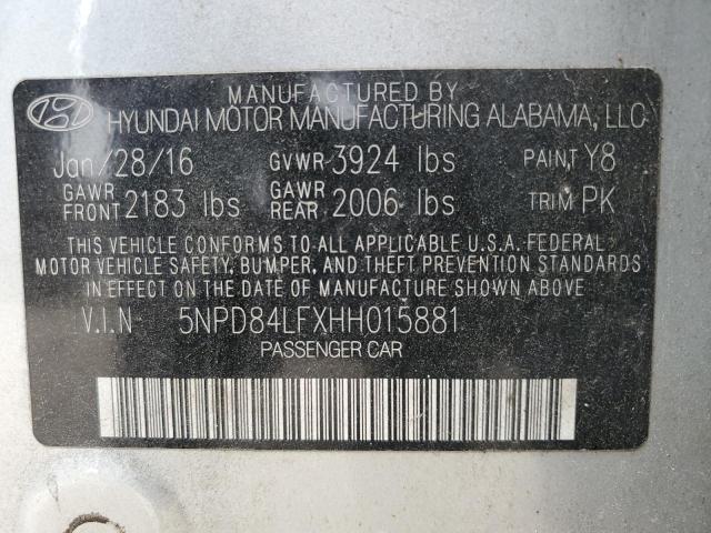 5NPD84LFXHH015881 2017 HYUNDAI ELANTRA - Image 13