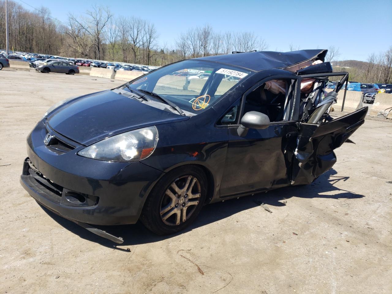 JHMGD38647S059112 2007 Honda Fit S