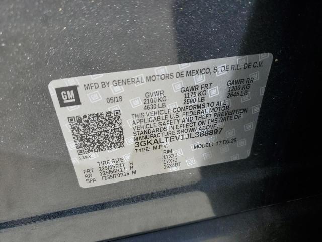 2018 GMC Terrain Sle VIN: 3GKALTEV1JL388897 Lot: 51409184