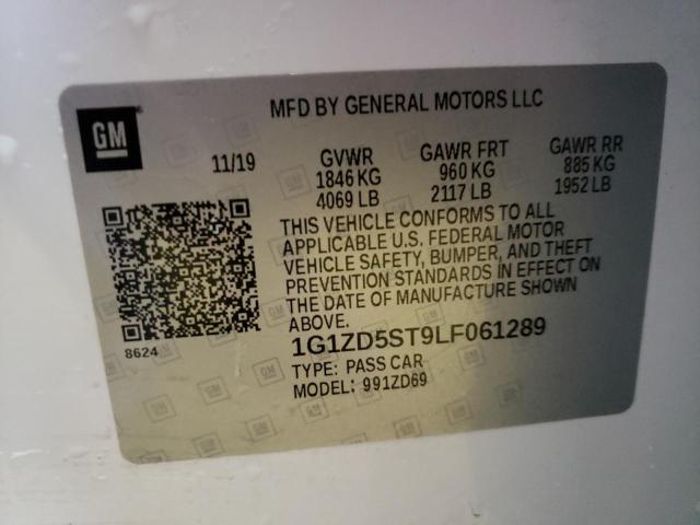 VIN 1G1ZD5ST9LF061289 2020 Chevrolet Malibu, LT no.13