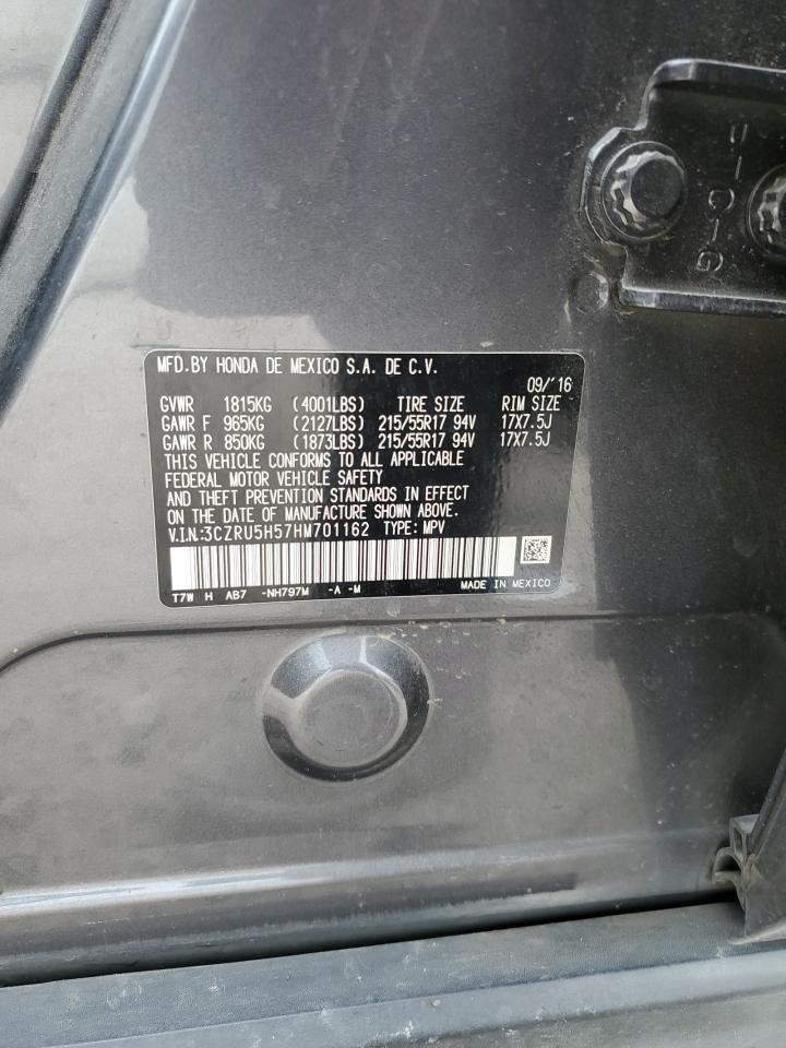 3CZRU5H57HM701162 2017 Honda Hr-V Ex