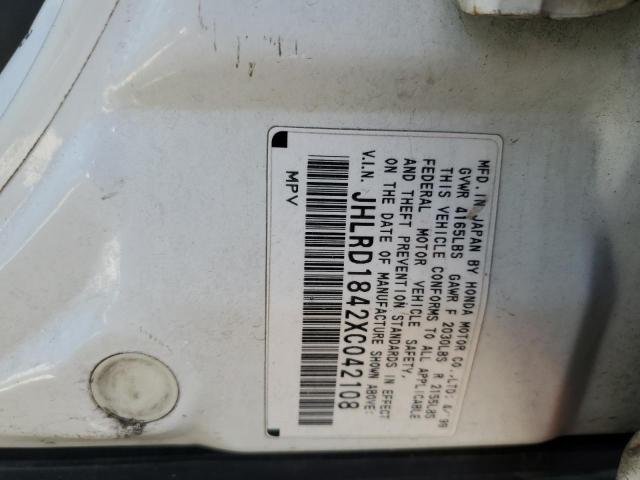 1999 Honda Cr-V Lx VIN: JHLRD1842XC042108 Lot: 50451404