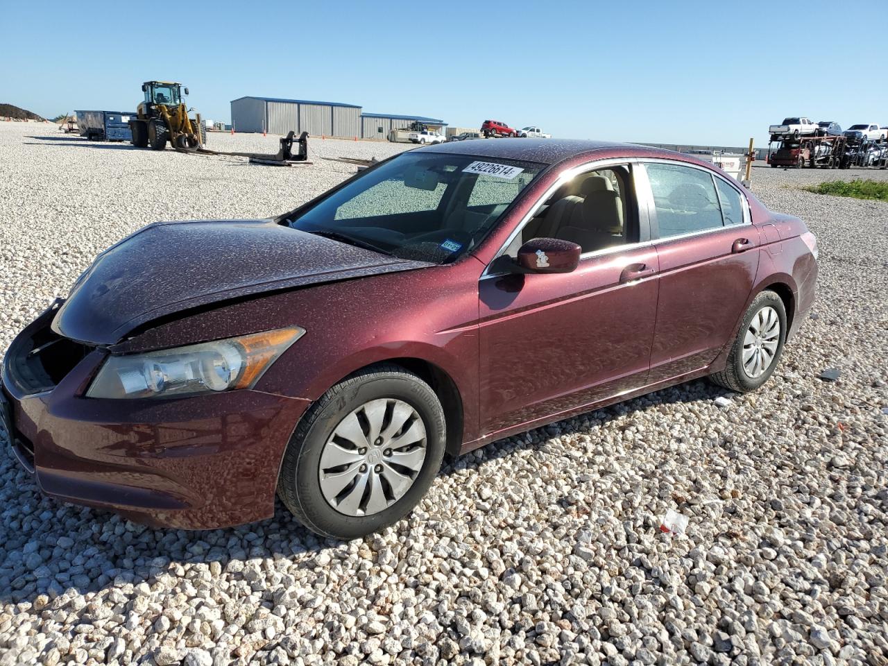 1HGCP2F31CA098770 2012 Honda Accord Lx