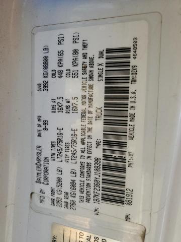 2000 Dodge Ram 2500 VIN: 1B7KF2360YJ108398 Lot: 49567524