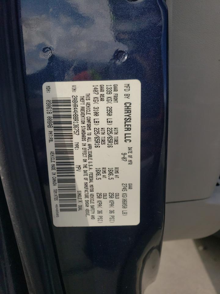 2A8HR44H88R136757 2008 Chrysler Town & Country Lx