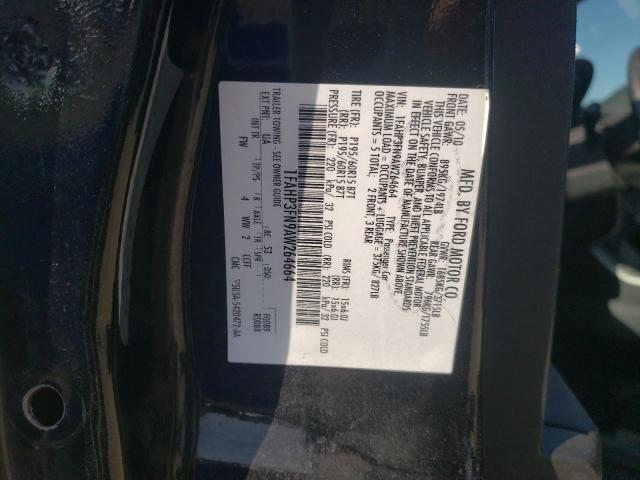 2010 Ford Focus Se VIN: 1FAHP3FN9AW264664 Lot: 51079734